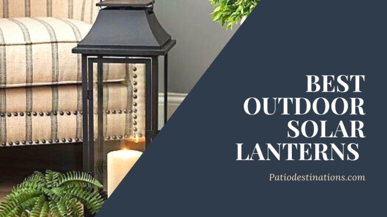 10 Best Outdoor Solar Lanterns for 2022 | PatioDestinations