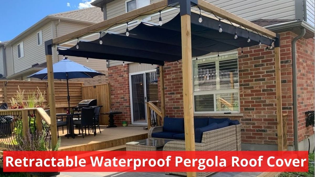Retractable Waterproof Pergola Roof Cover