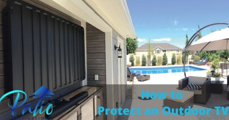 How to Protect an Outdoor TV in Your Backyard (7 Easy Ways)