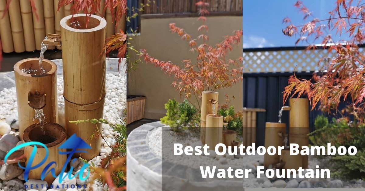 best outdoor bamboo water fountains