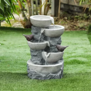 how to maintain outdoor fountain